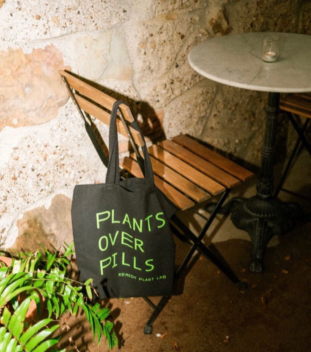 Plants Over Pills Tote